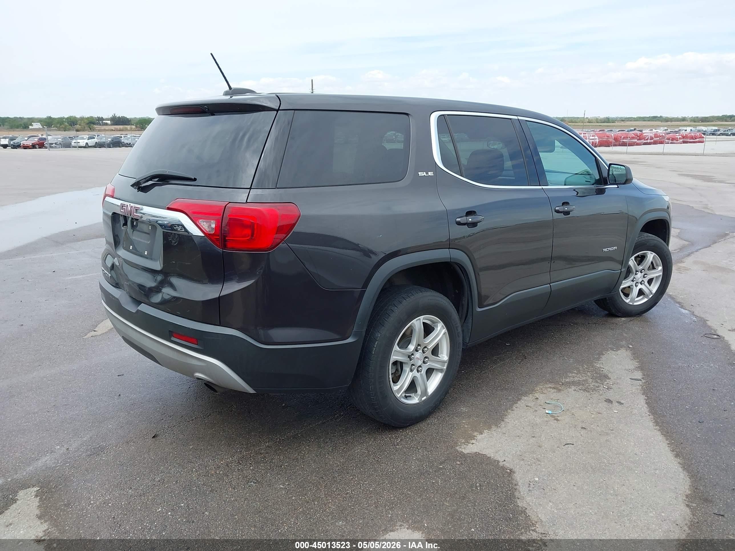 2017 Gmc Acadia Sle-1 Серый vin: 1GKKNKLA8HZ317501