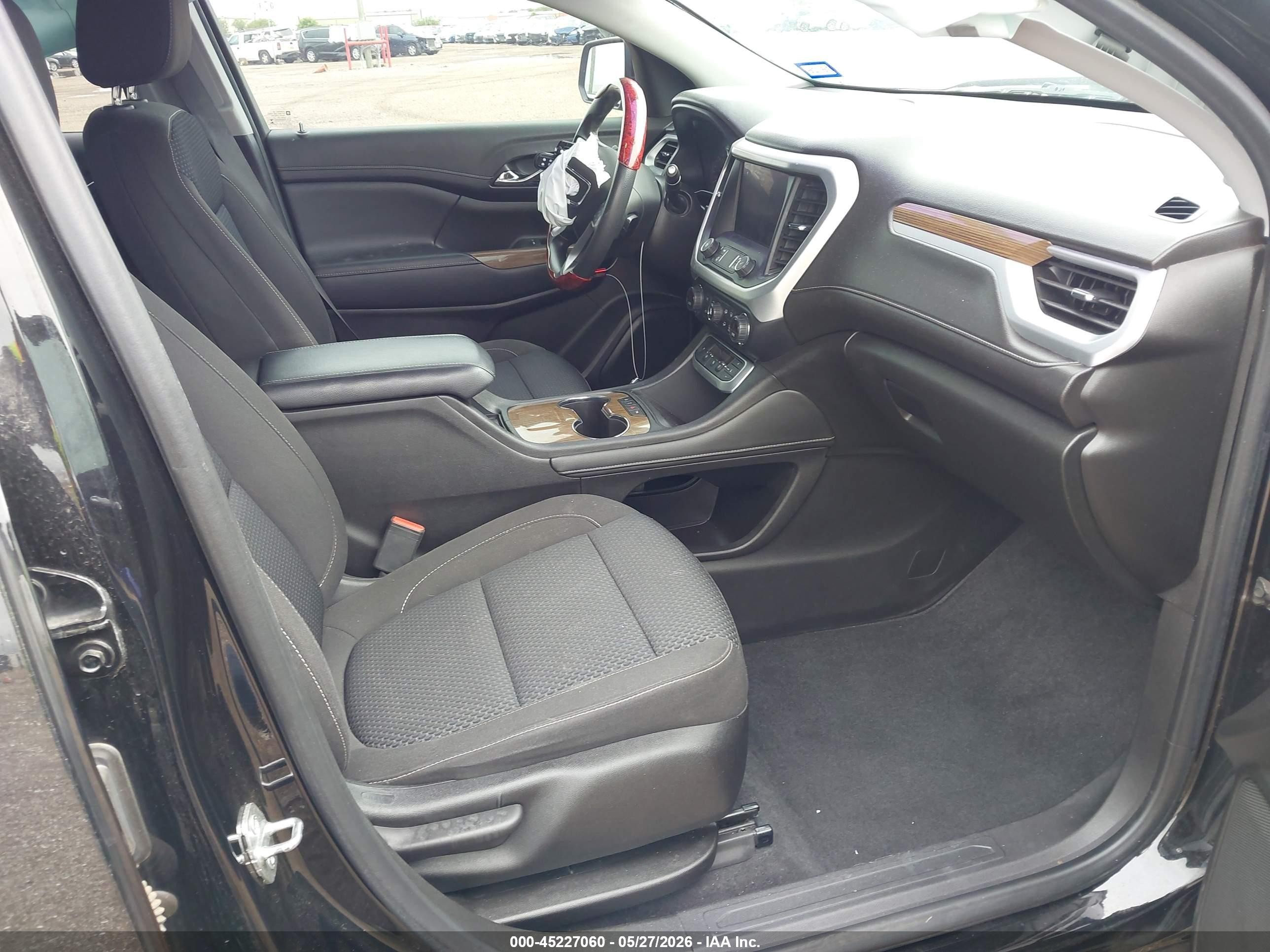 2021 Gmc Acadia Fwd Sle Black vin: 1GKKNKLA8MZ216064