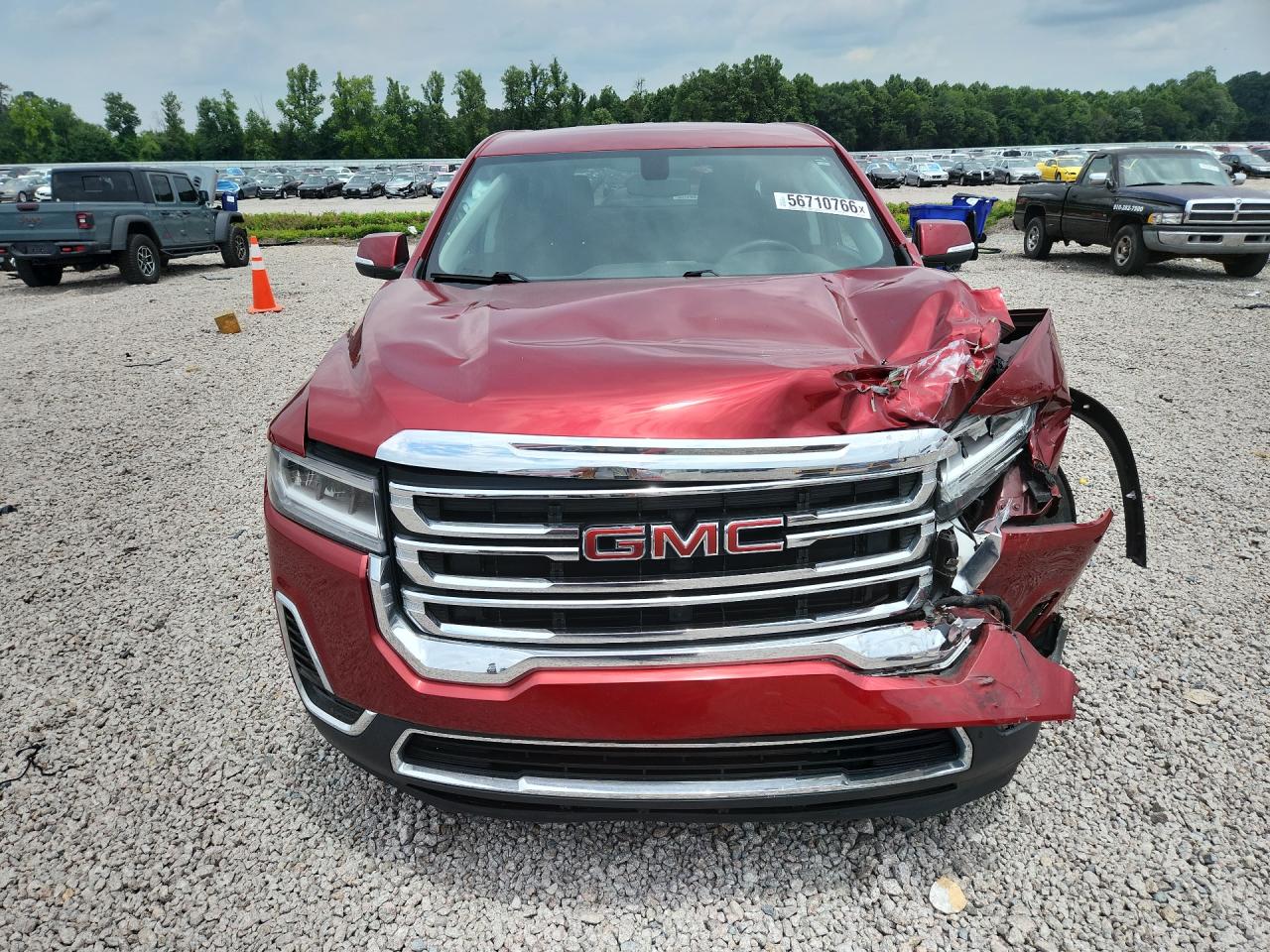 2021 Gmc Acadia Sle Красный vin: 1GKKNKLAXMZ226952