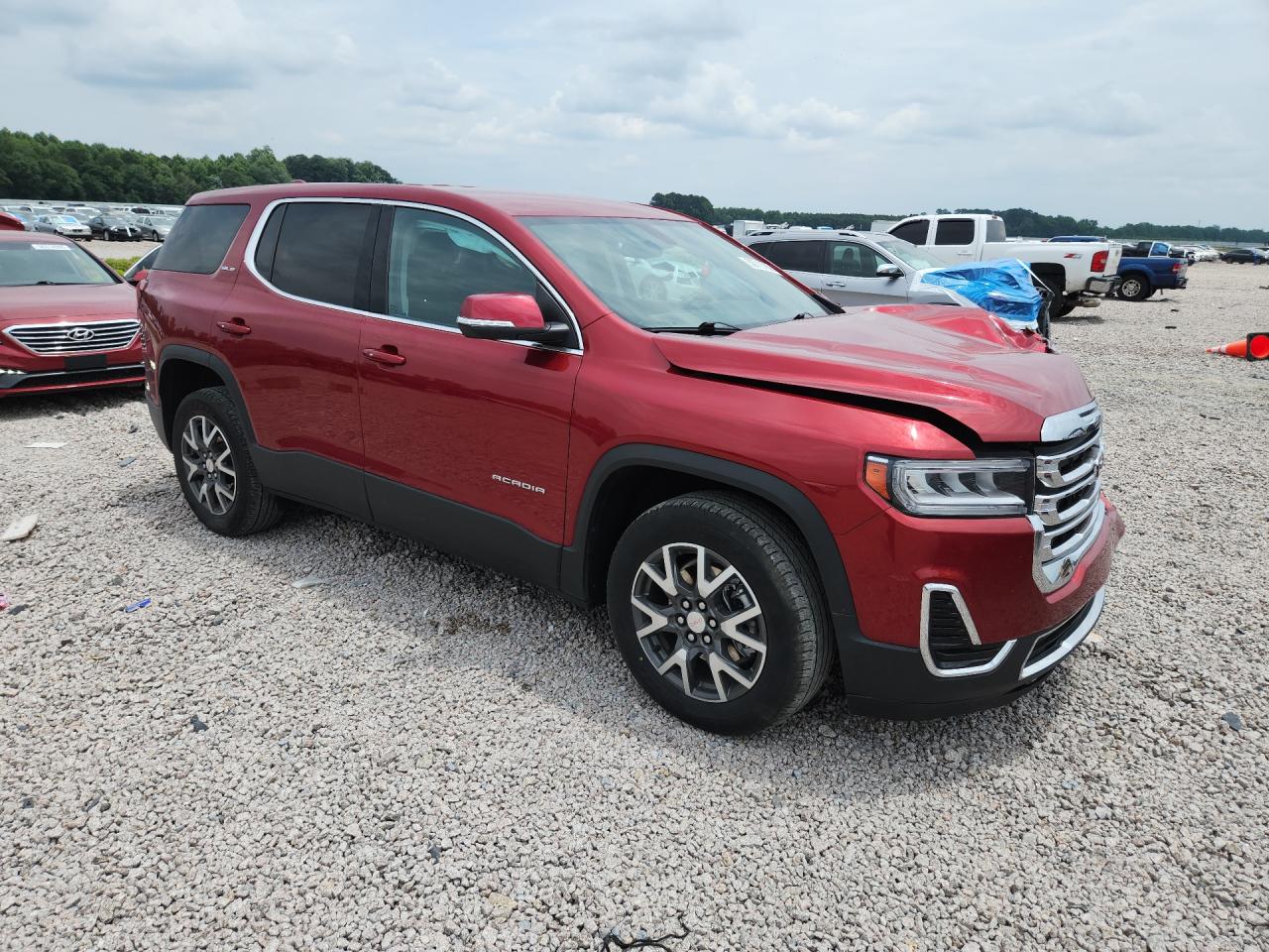 2021 Gmc Acadia Sle Красный vin: 1GKKNKLAXMZ226952