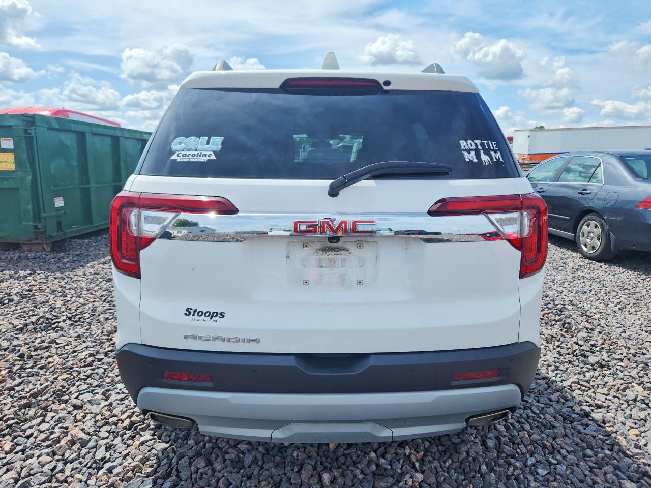 2020 Gmc Acadia Sle White vin: 1GKKNKLS2LZ237600