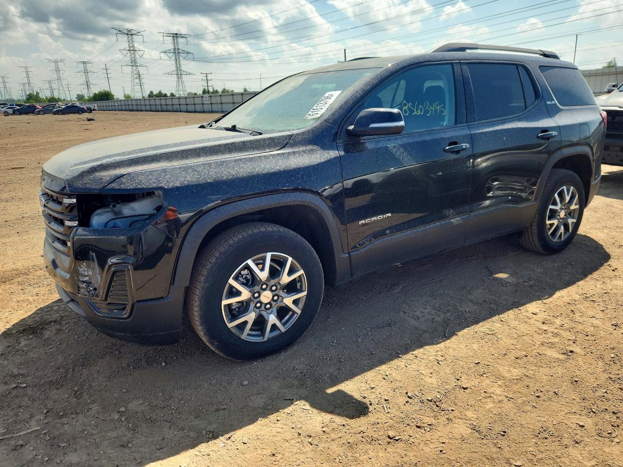 2021 Gmc Acadia Sle Black vin: 1GKKNKLS8MZ218051