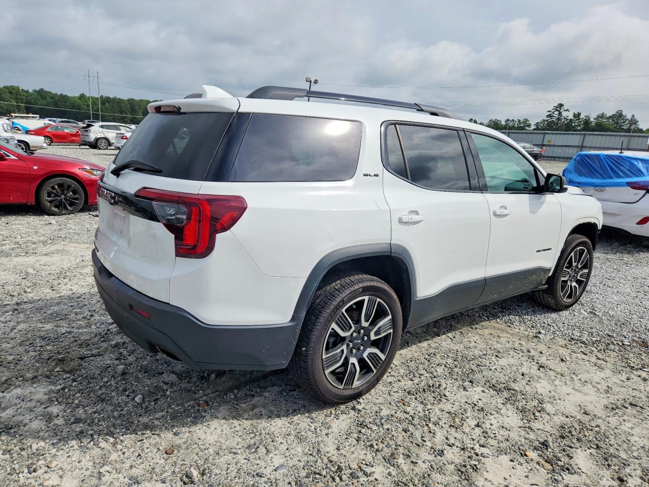 2021 Gmc Acadia Sle White vin: 1GKKNKLSXMZ188616