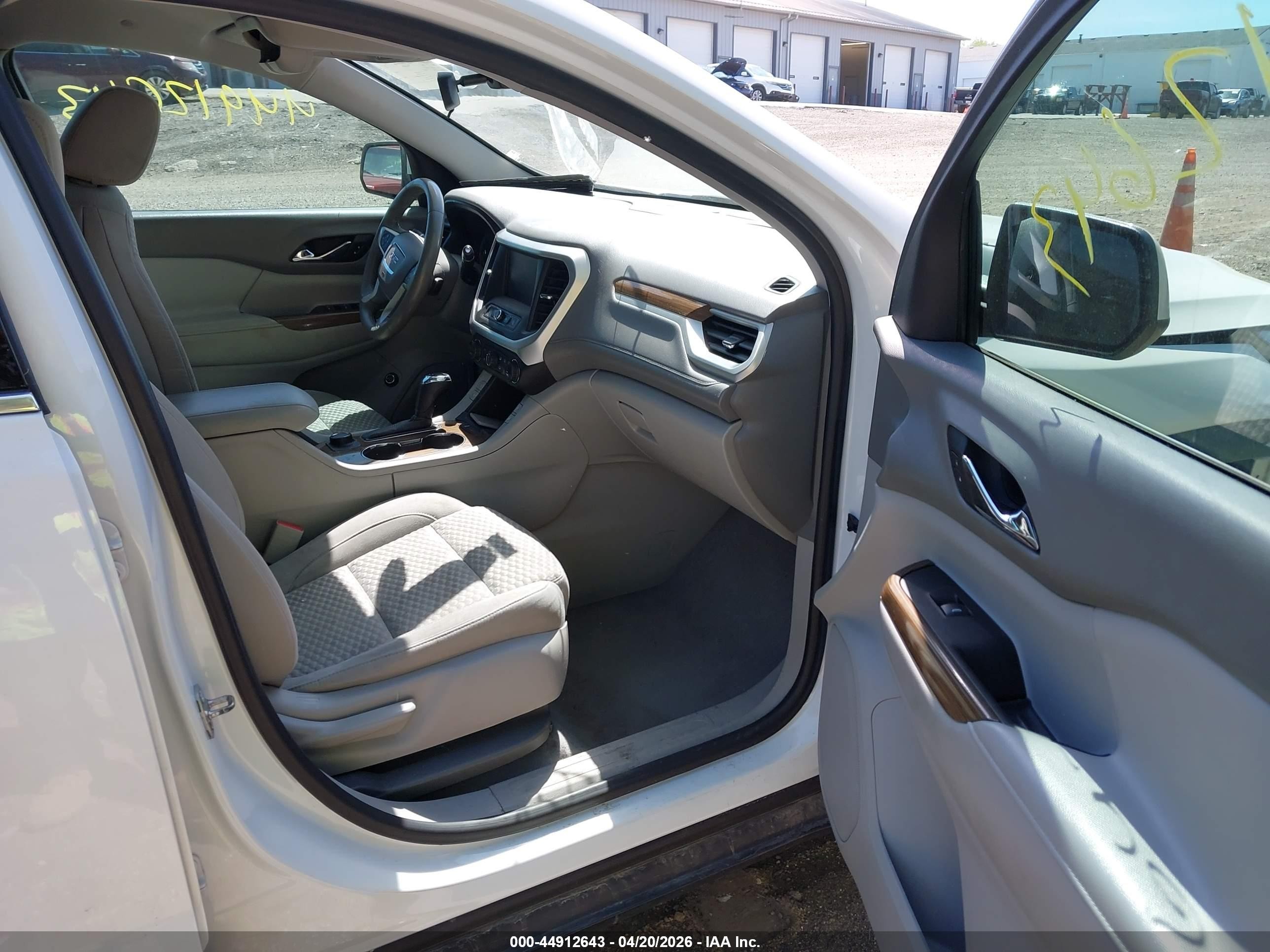 2017 Gmc Acadia Sle-2 White vin: 1GKKNLLA0HZ224977