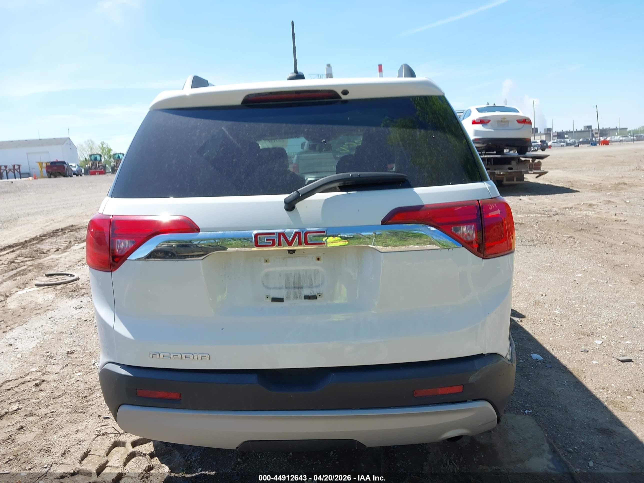 2017 Gmc Acadia Sle-2 White vin: 1GKKNLLA0HZ224977