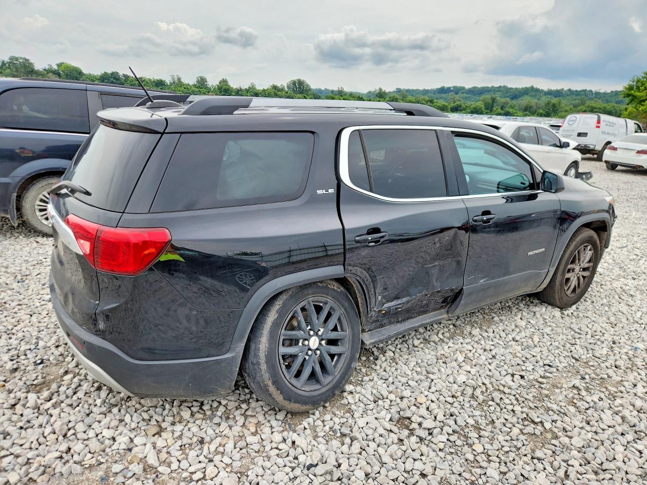 2017 Gmc Acadia Sle Black vin: 1GKKNLLA5HZ112403