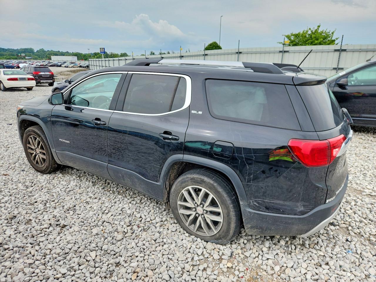2017 Gmc Acadia Sle Black vin: 1GKKNLLA5HZ112403