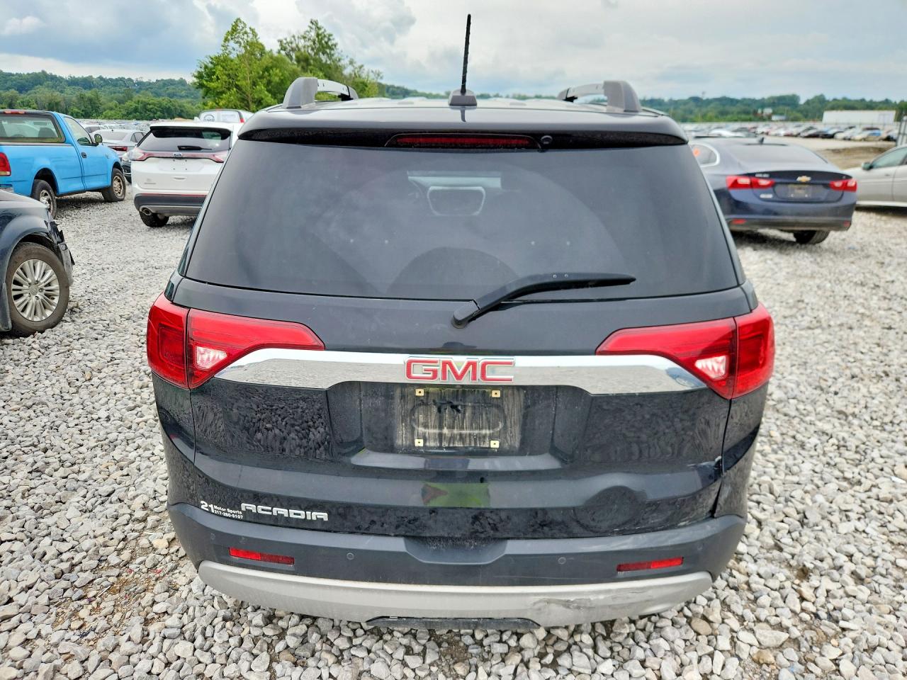 2017 Gmc Acadia Sle Black vin: 1GKKNLLA5HZ112403