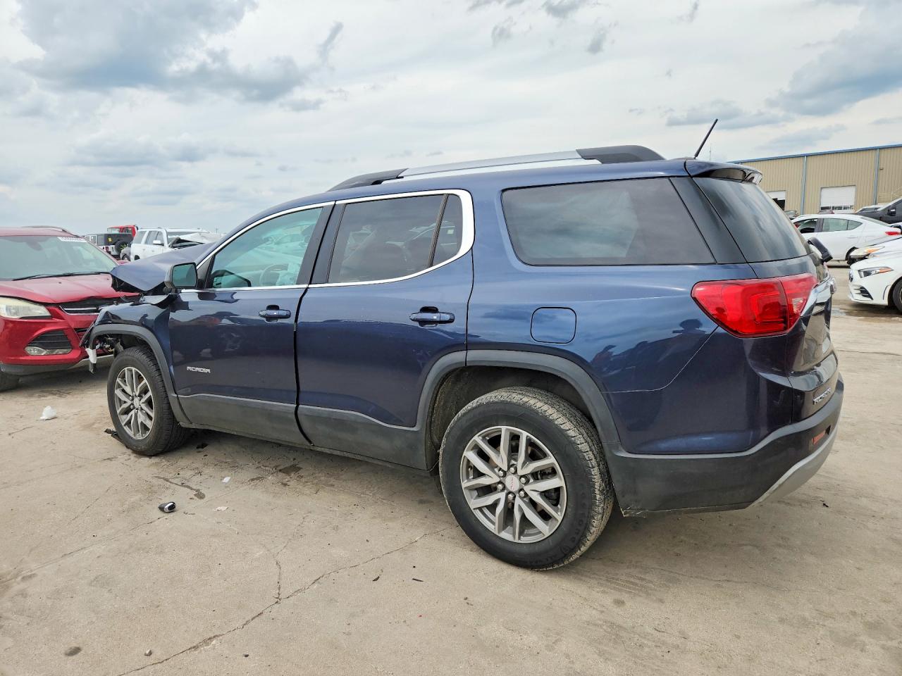2018 Gmc Acadia Sle Gray vin: 1GKKNLLA6JZ164483