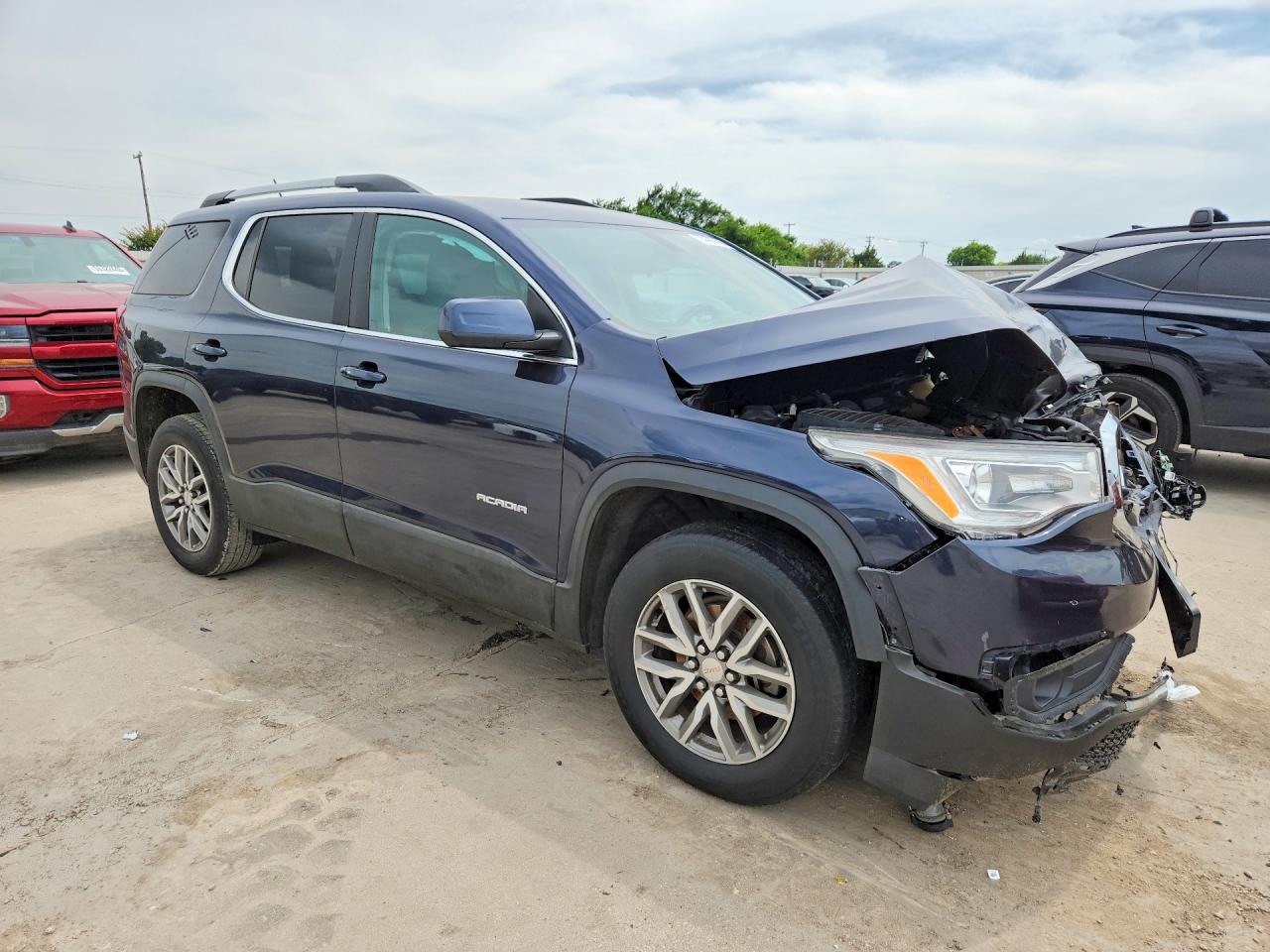 2018 Gmc Acadia Sle Gray vin: 1GKKNLLA6JZ164483