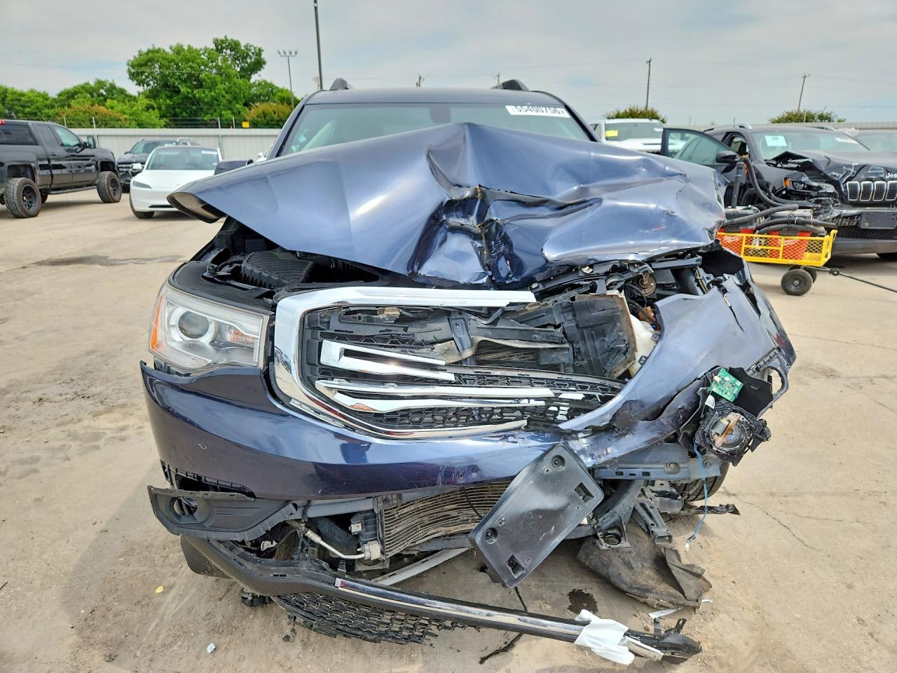 2018 Gmc Acadia Sle Gray vin: 1GKKNLLA6JZ164483
