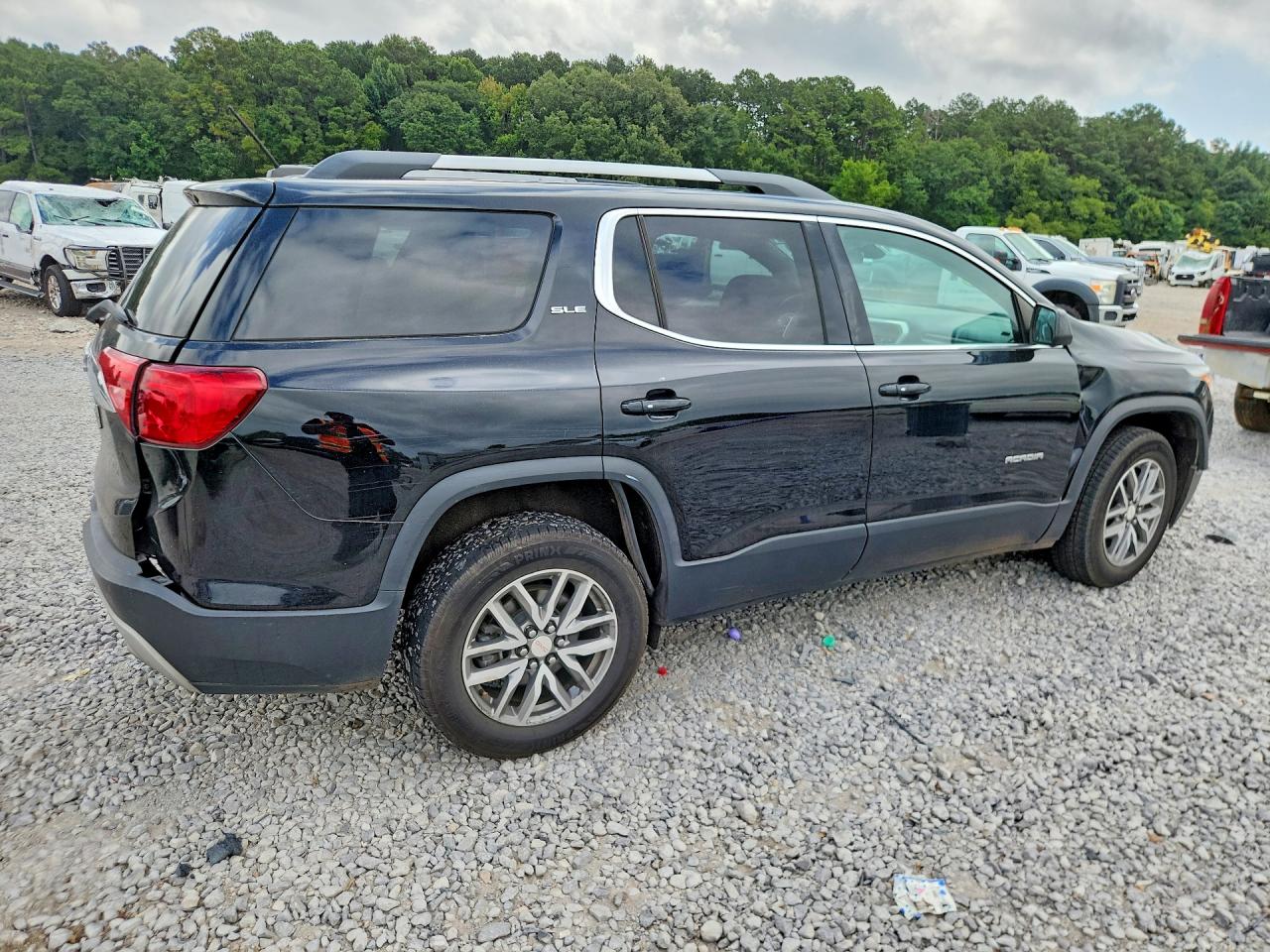 2017 Gmc Acadia Sle Black vin: 1GKKNLLA7HZ113696