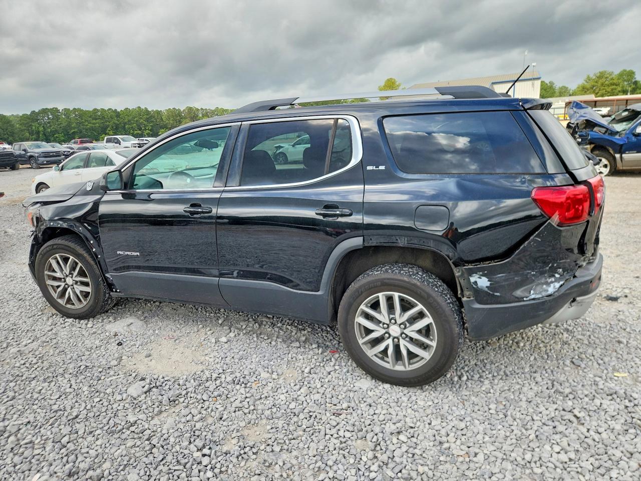 2017 Gmc Acadia Sle Black vin: 1GKKNLLA7HZ113696
