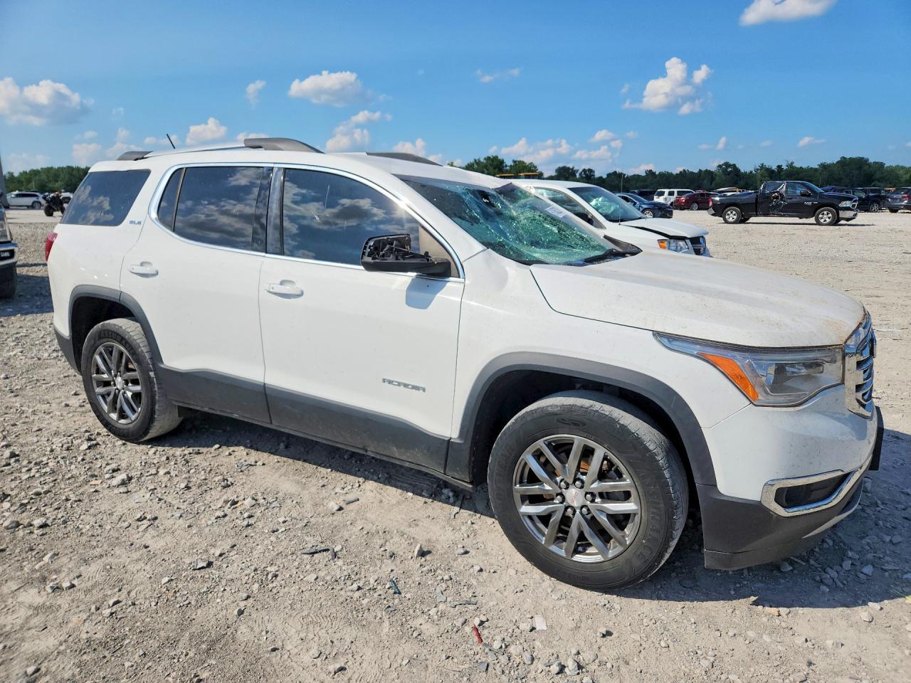 2017 Gmc Acadia Sle White vin: 1GKKNLLA7HZ245129