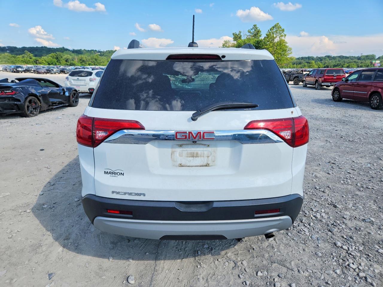 2017 Gmc Acadia Sle White vin: 1GKKNLLA7HZ245129