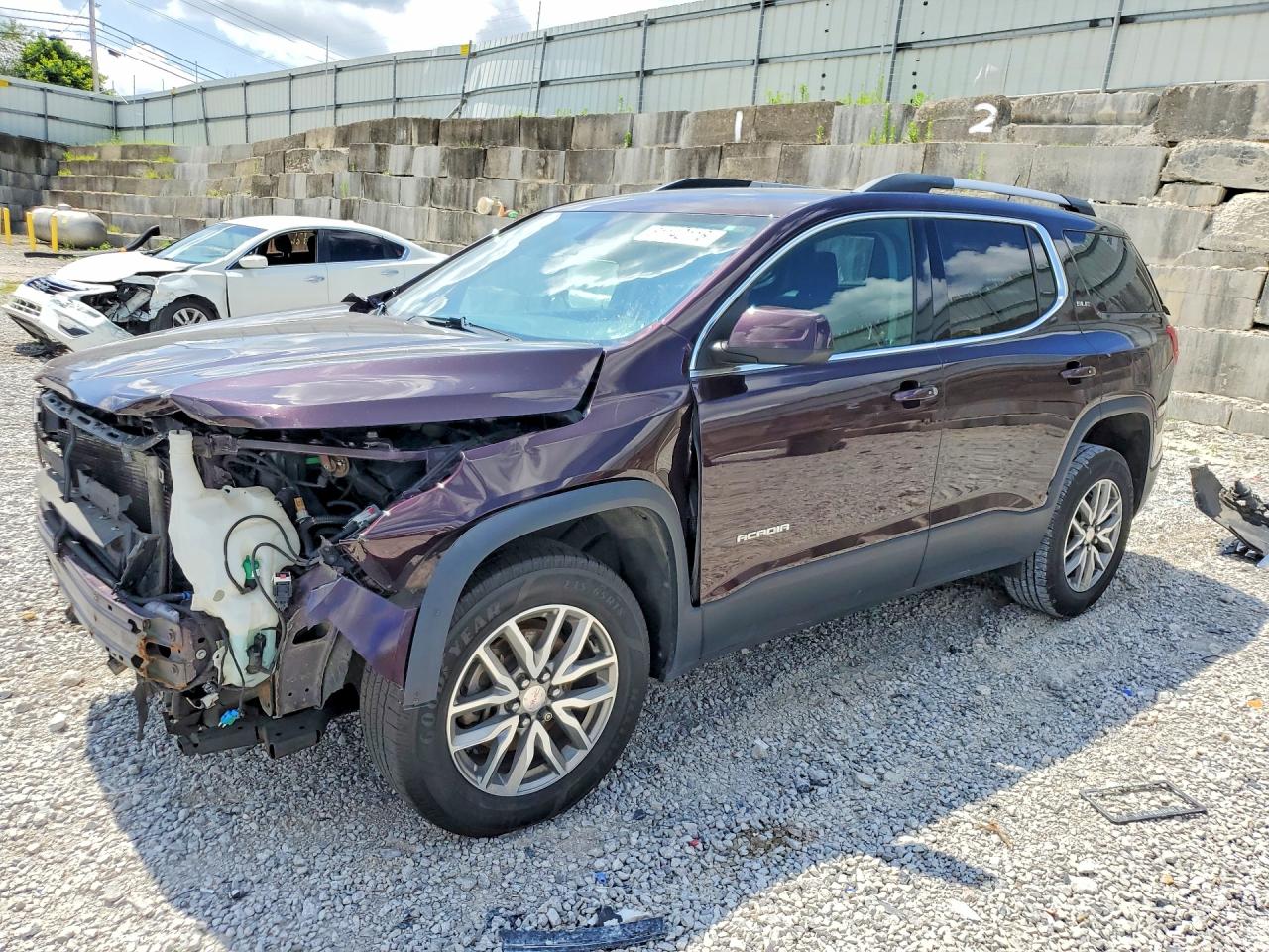 2018 Gmc Acadia Sle Purple vin: 1GKKNLLA9JZ182864