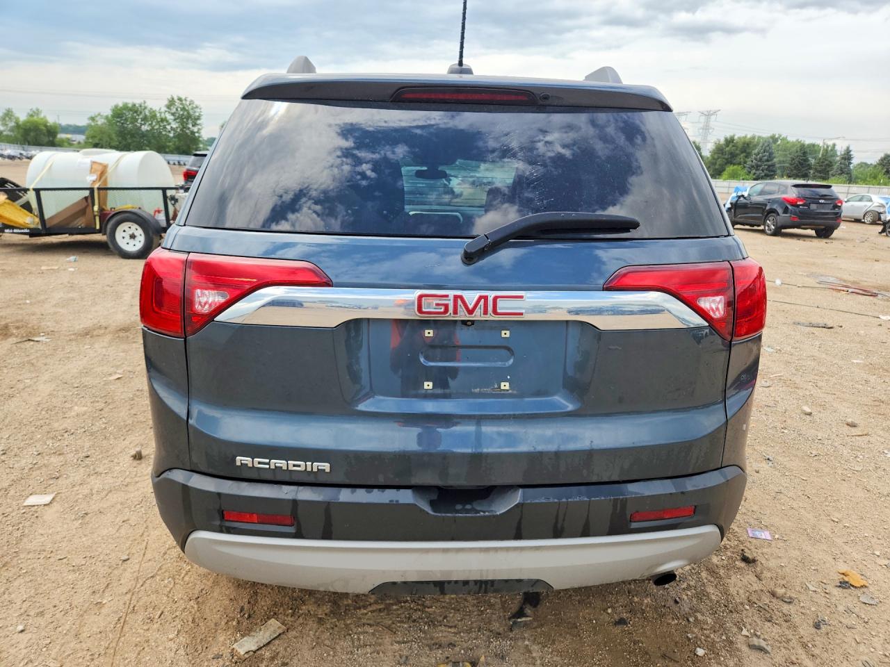 2019 Gmc Acadia Sle Gray vin: 1GKKNLLAXKZ300518