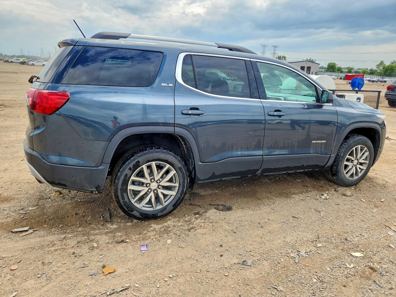 2019 Gmc Acadia Sle Gray vin: 1GKKNLLAXKZ300518