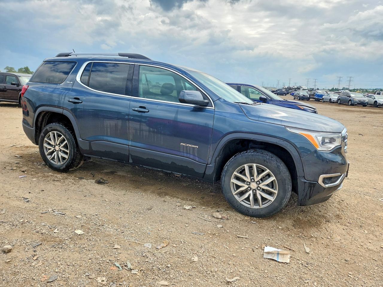 2019 Gmc Acadia Sle Gray vin: 1GKKNLLAXKZ300518