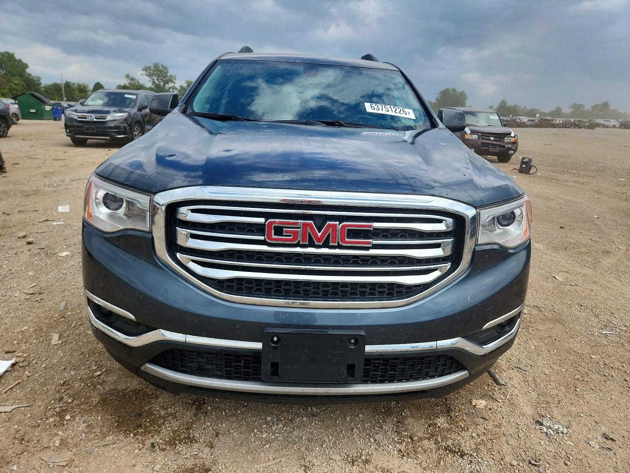 2019 Gmc Acadia Sle Gray vin: 1GKKNLLAXKZ300518