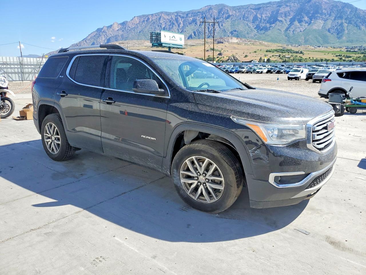 2017 Gmc Acadia Sle Black vin: 1GKKNLLS0HZ315465