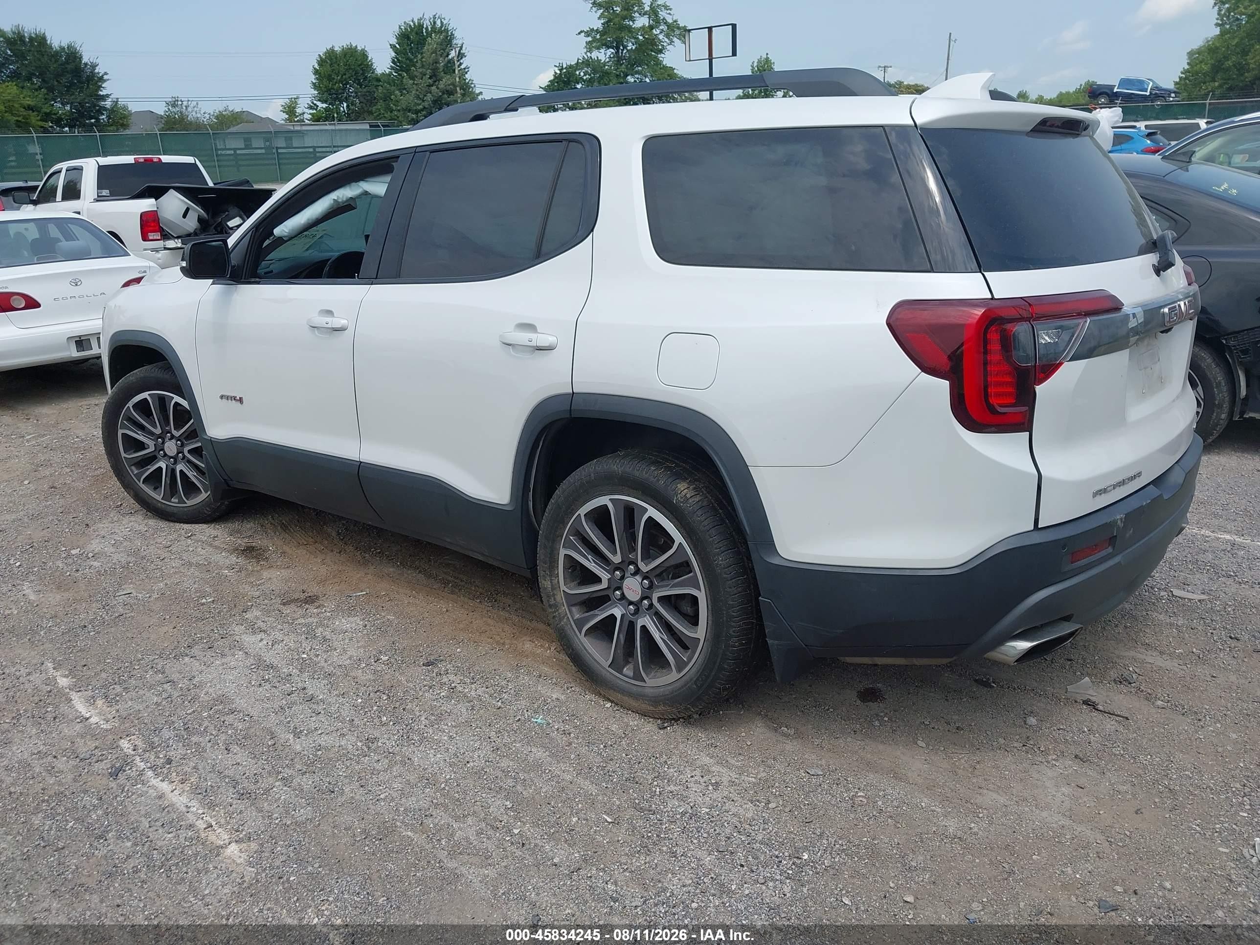 2020 Gmc Acadia Awd At4 White vin: 1GKKNLLS2LZ122761