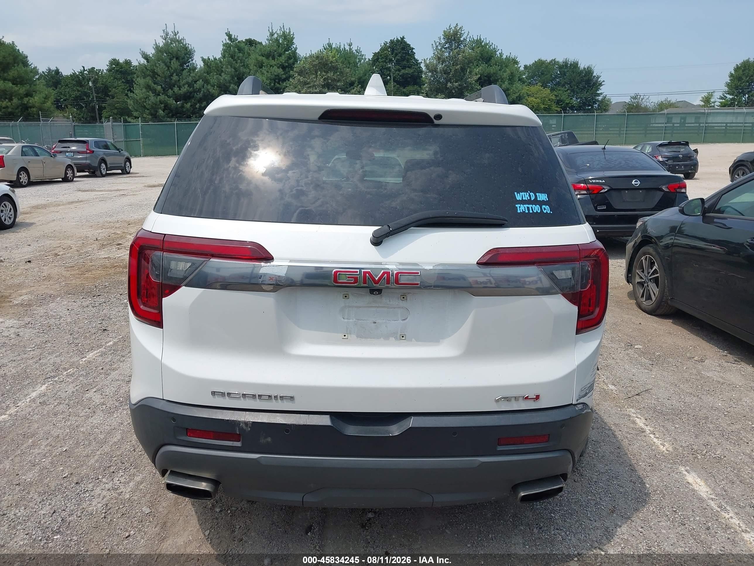 2020 Gmc Acadia Awd At4 White vin: 1GKKNLLS2LZ122761