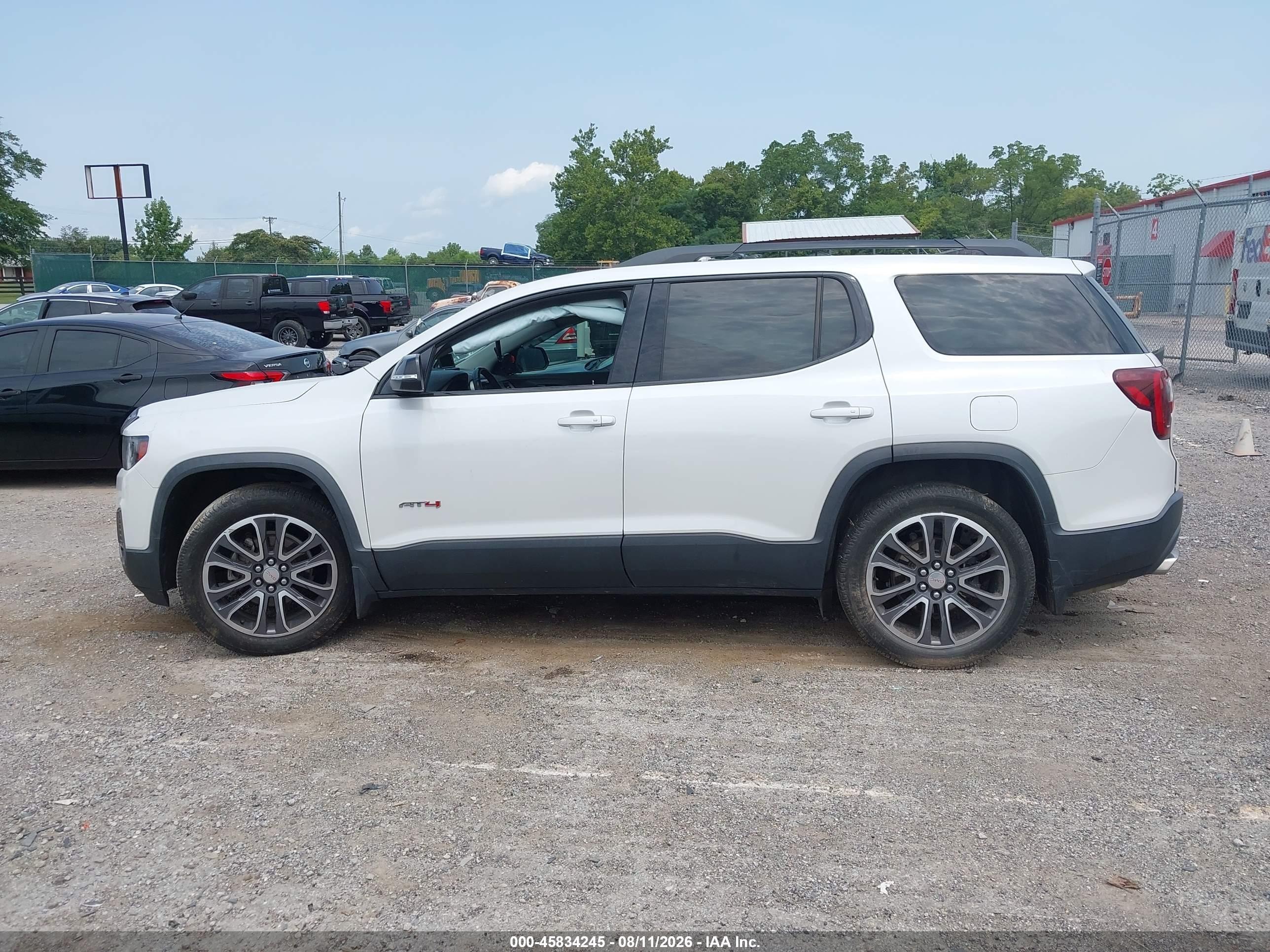 2020 Gmc Acadia Awd At4 White vin: 1GKKNLLS2LZ122761