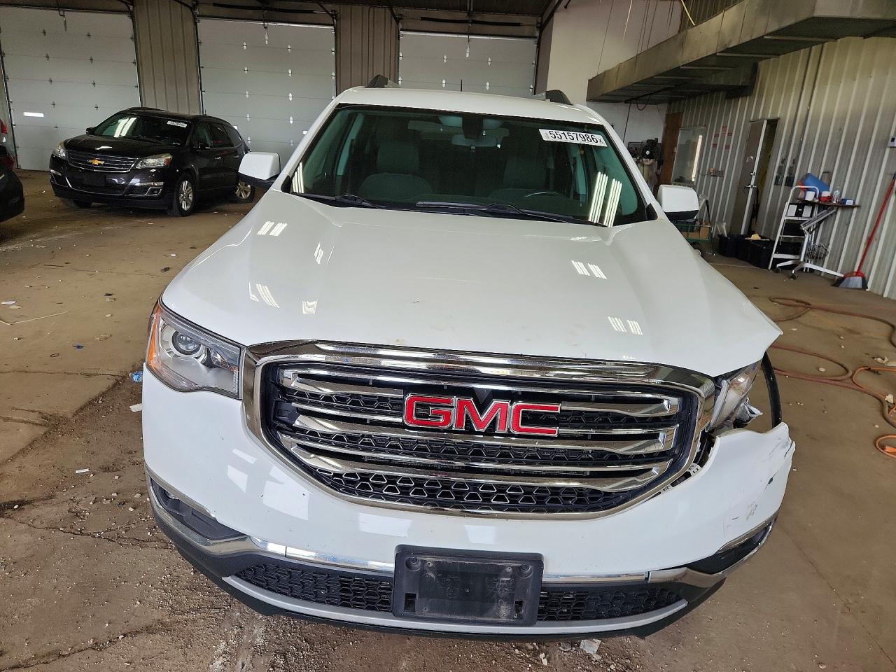 2018 Gmc Acadia Sle White vin: 1GKKNLLS3JZ165101