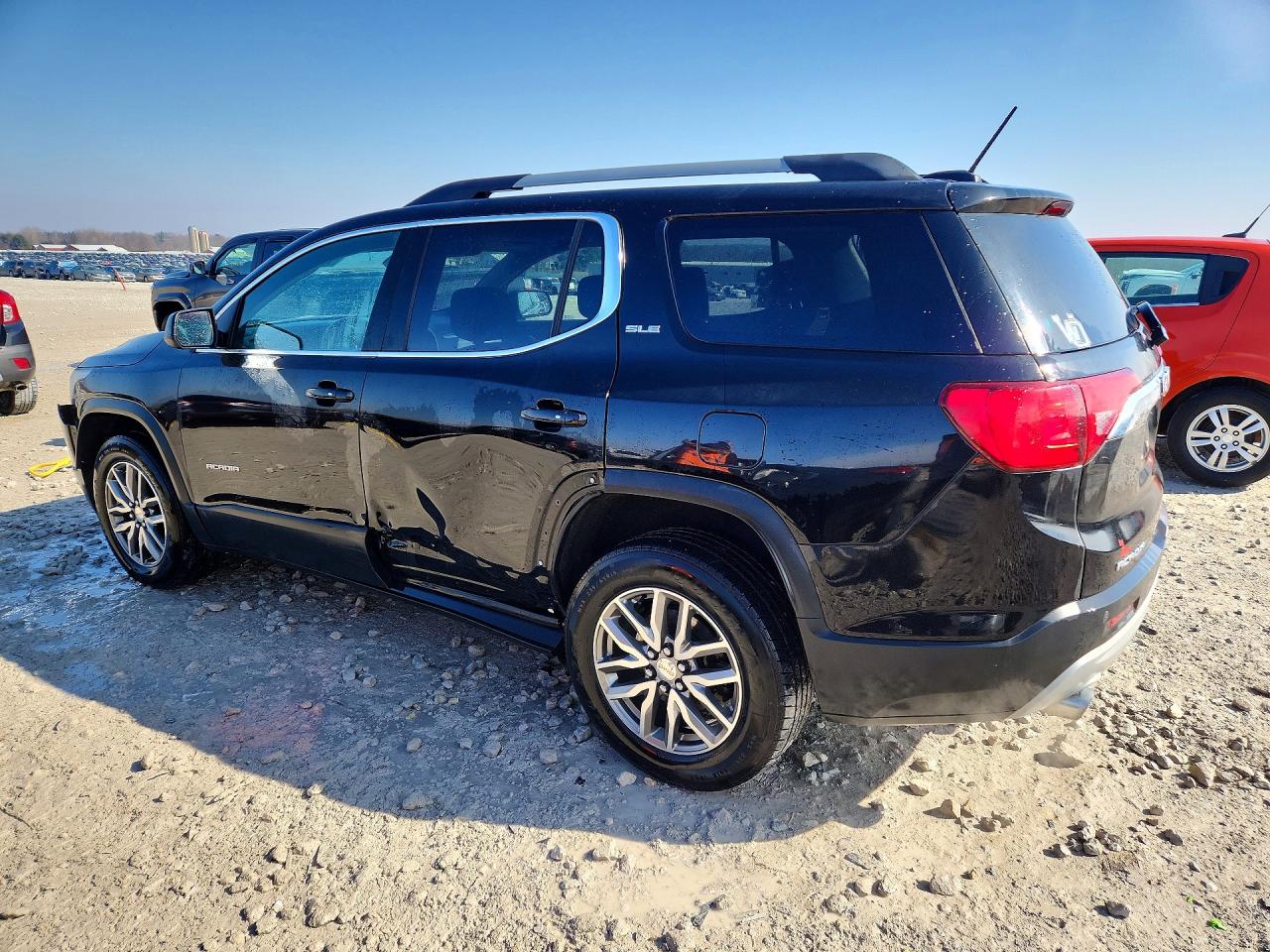 2019 Gmc Acadia Sle Black vin: 1GKKNLLS3KZ254376
