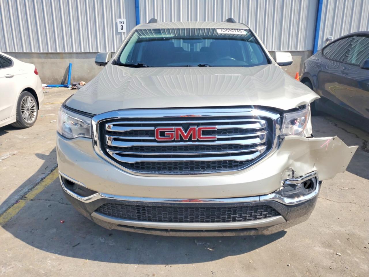 2017 Gmc Acadia Sle Beige vin: 1GKKNLLS5HZ163926