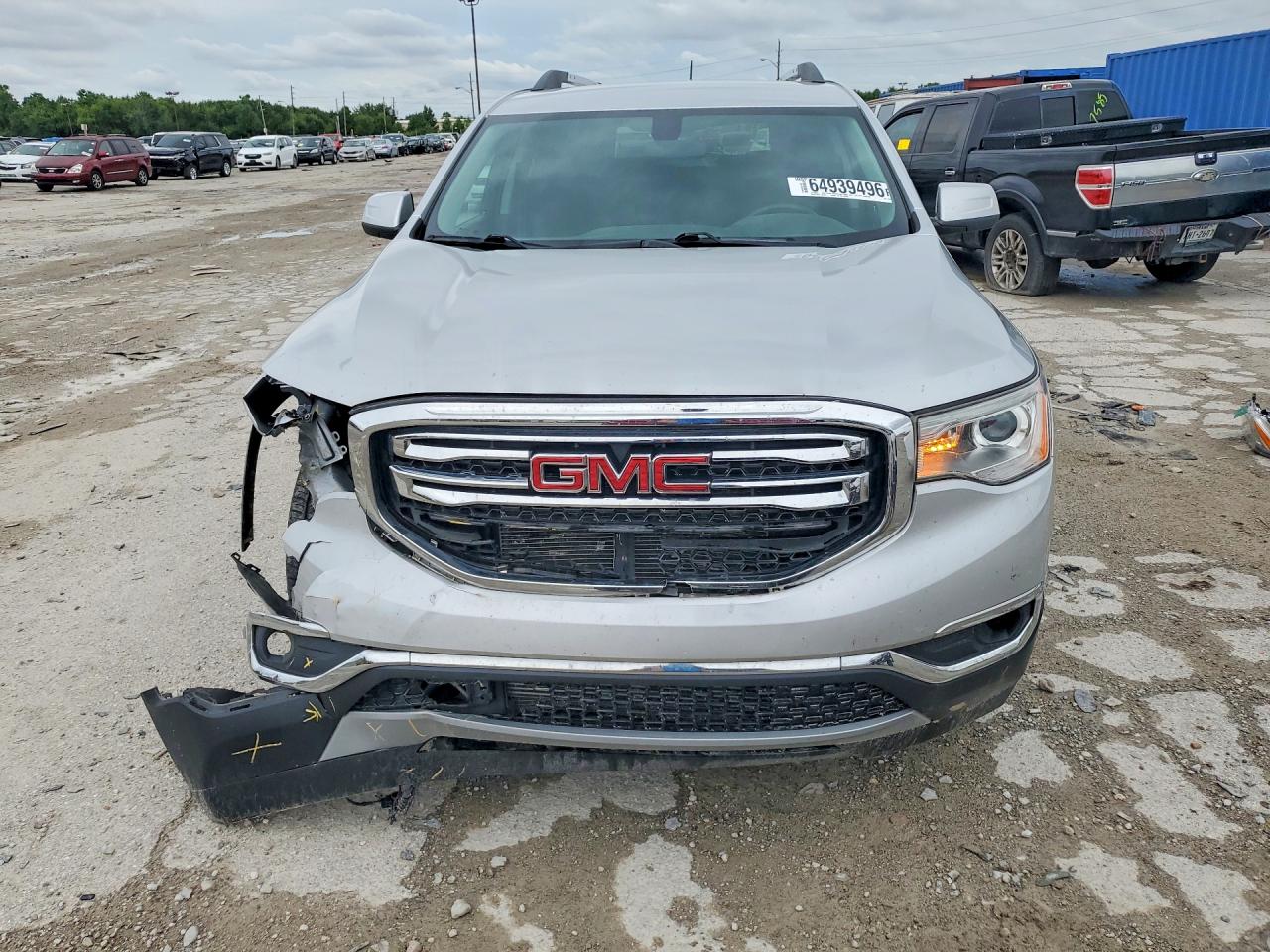 2019 Gmc Acadia Sle Silver vin: 1GKKNLLS6KZ209366