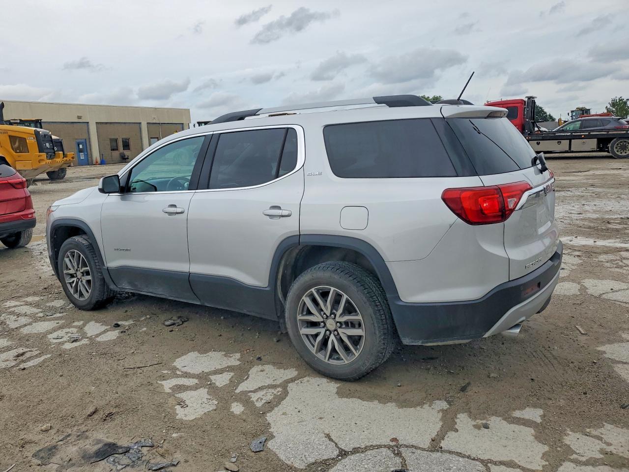 2019 Gmc Acadia Sle Silver vin: 1GKKNLLS6KZ209366