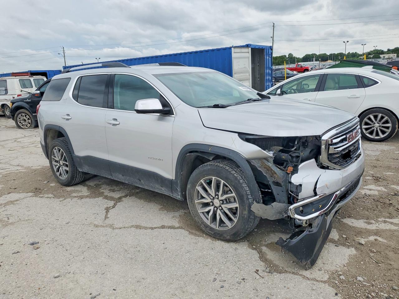 2019 Gmc Acadia Sle Silver vin: 1GKKNLLS6KZ209366