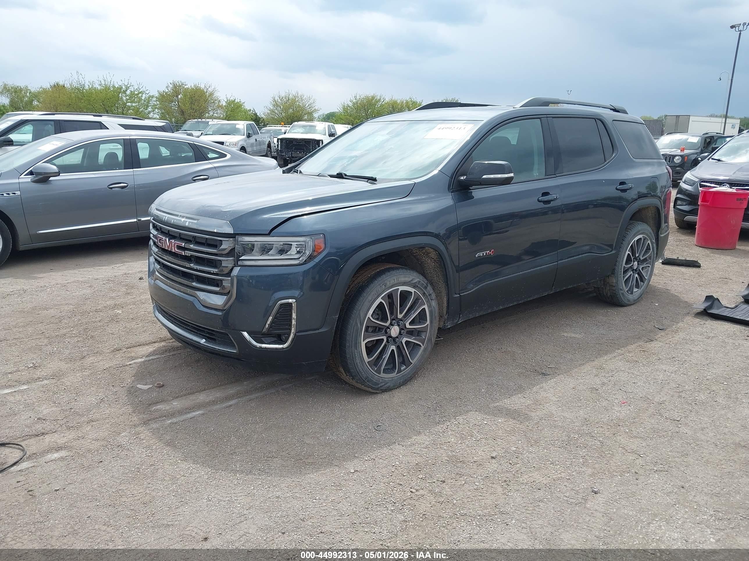 2020 Gmc Acadia Awd At4 Серый vin: 1GKKNLLS6LZ112458