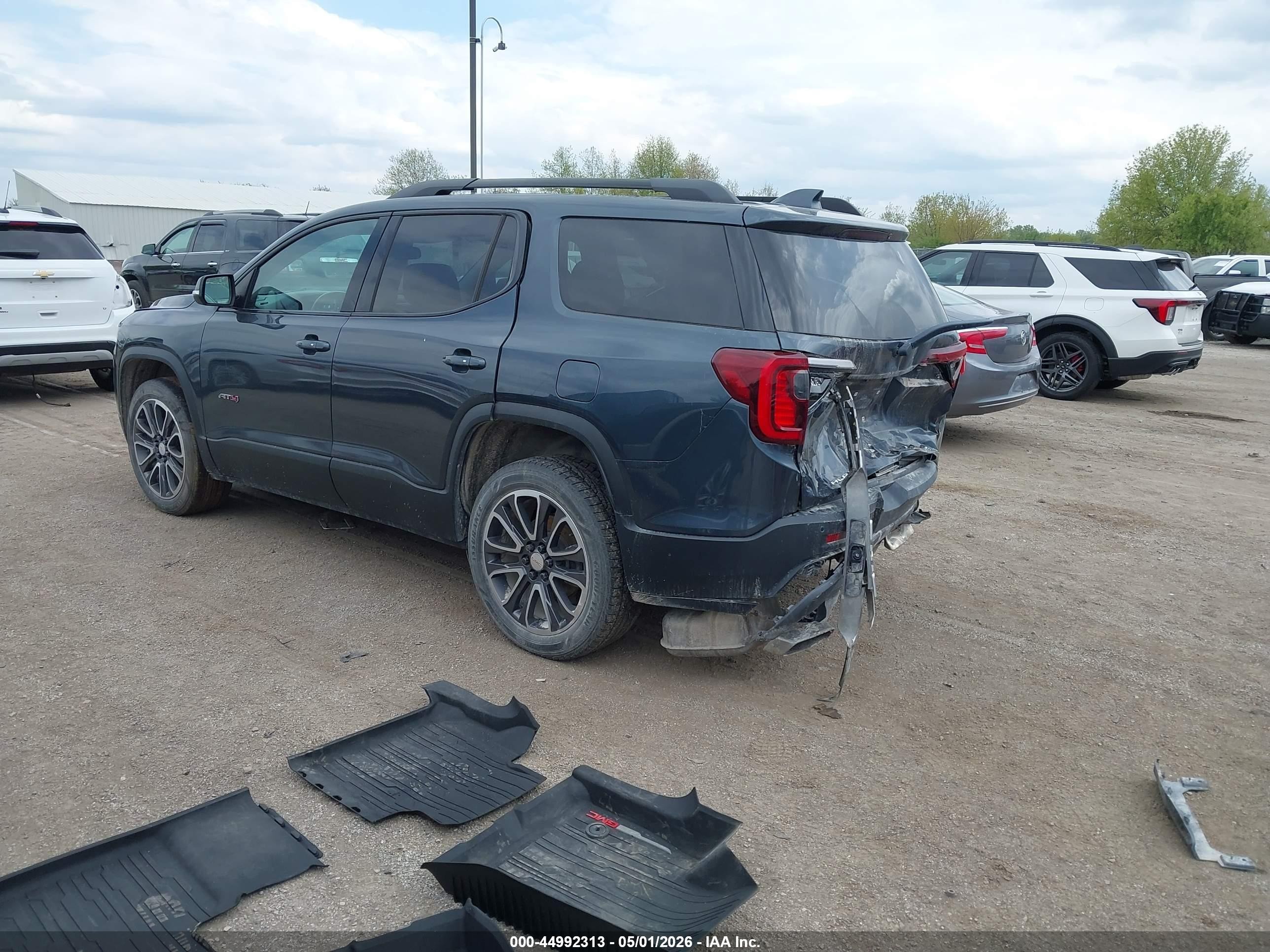 2020 Gmc Acadia Awd At4 Серый vin: 1GKKNLLS6LZ112458