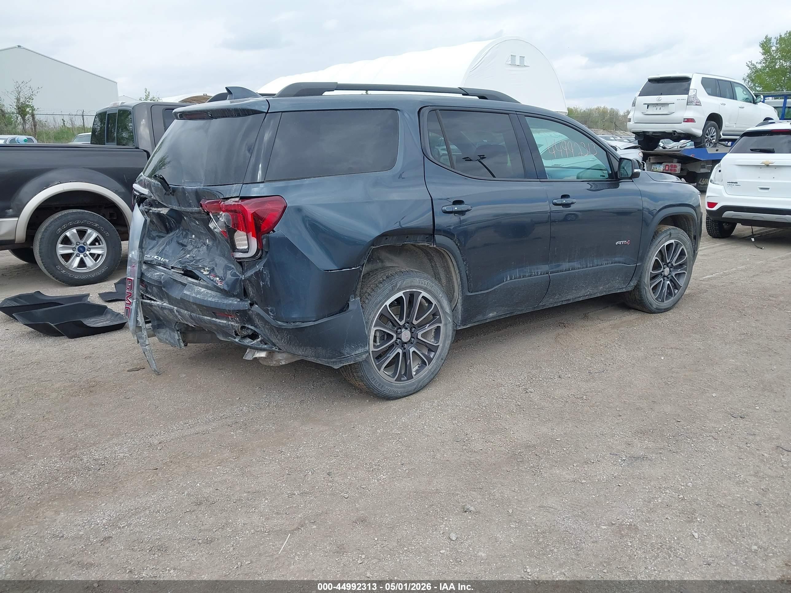 2020 Gmc Acadia Awd At4 Серый vin: 1GKKNLLS6LZ112458
