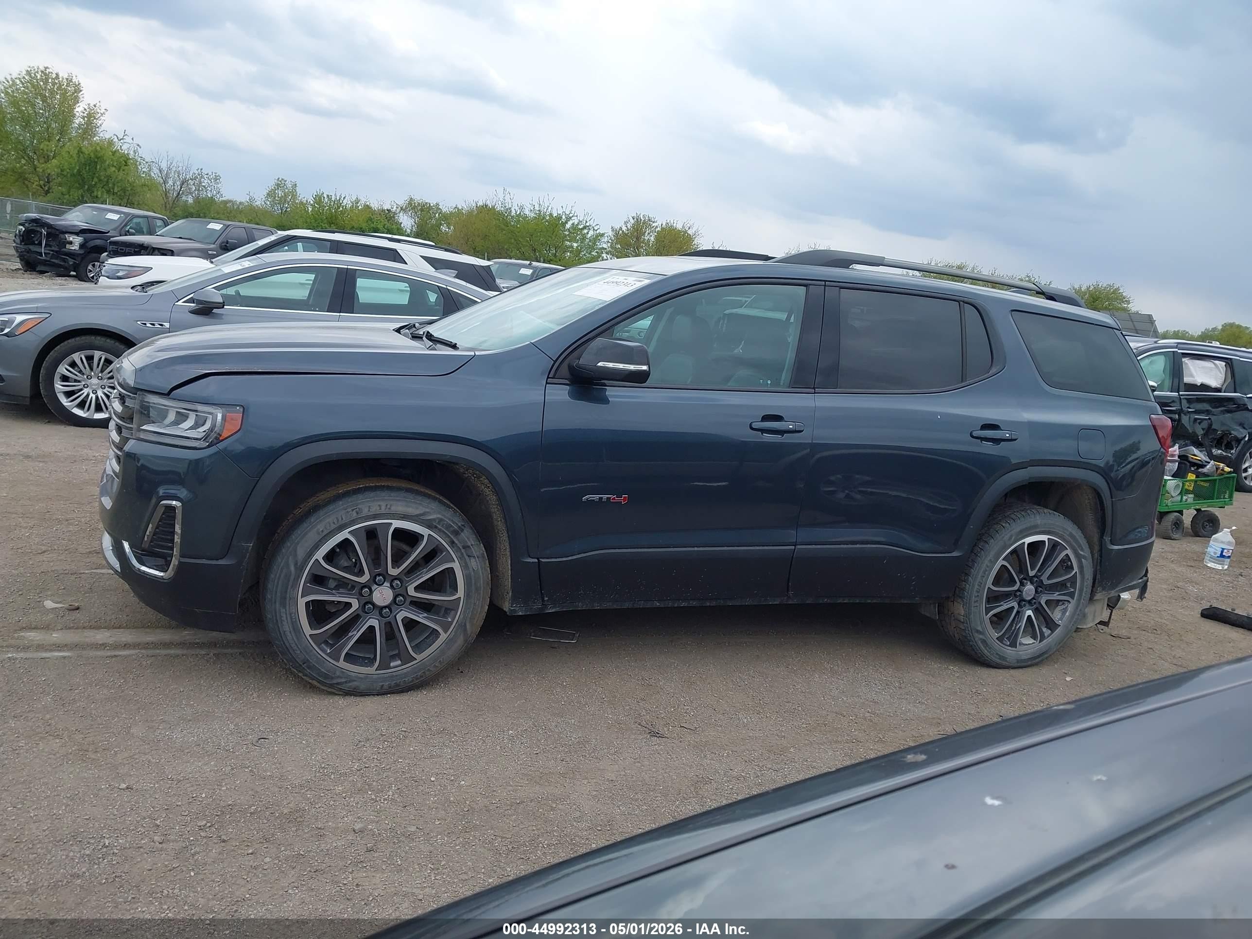2020 Gmc Acadia Awd At4 Серый vin: 1GKKNLLS6LZ112458