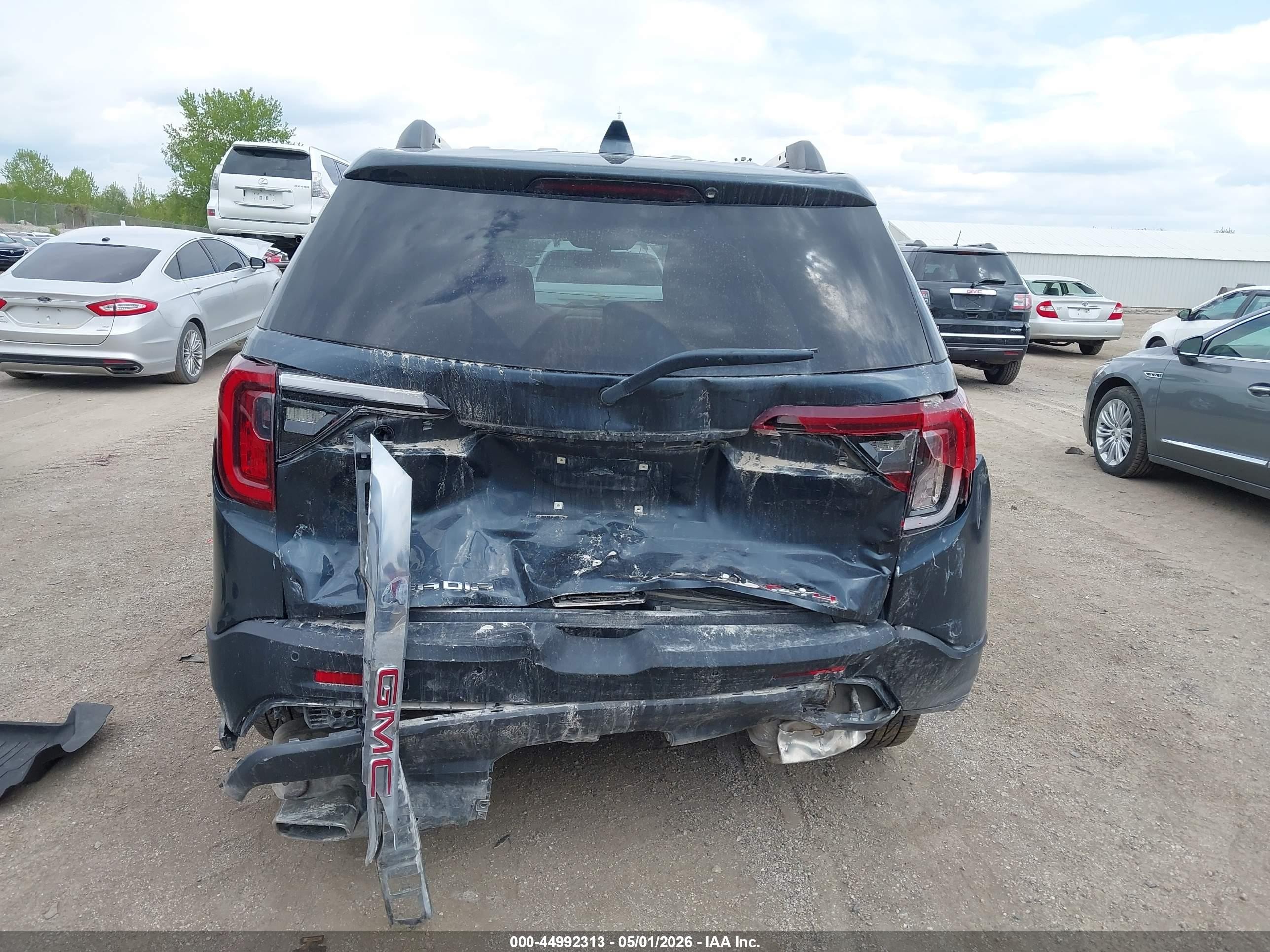 2020 Gmc Acadia Awd At4 Серый vin: 1GKKNLLS6LZ112458