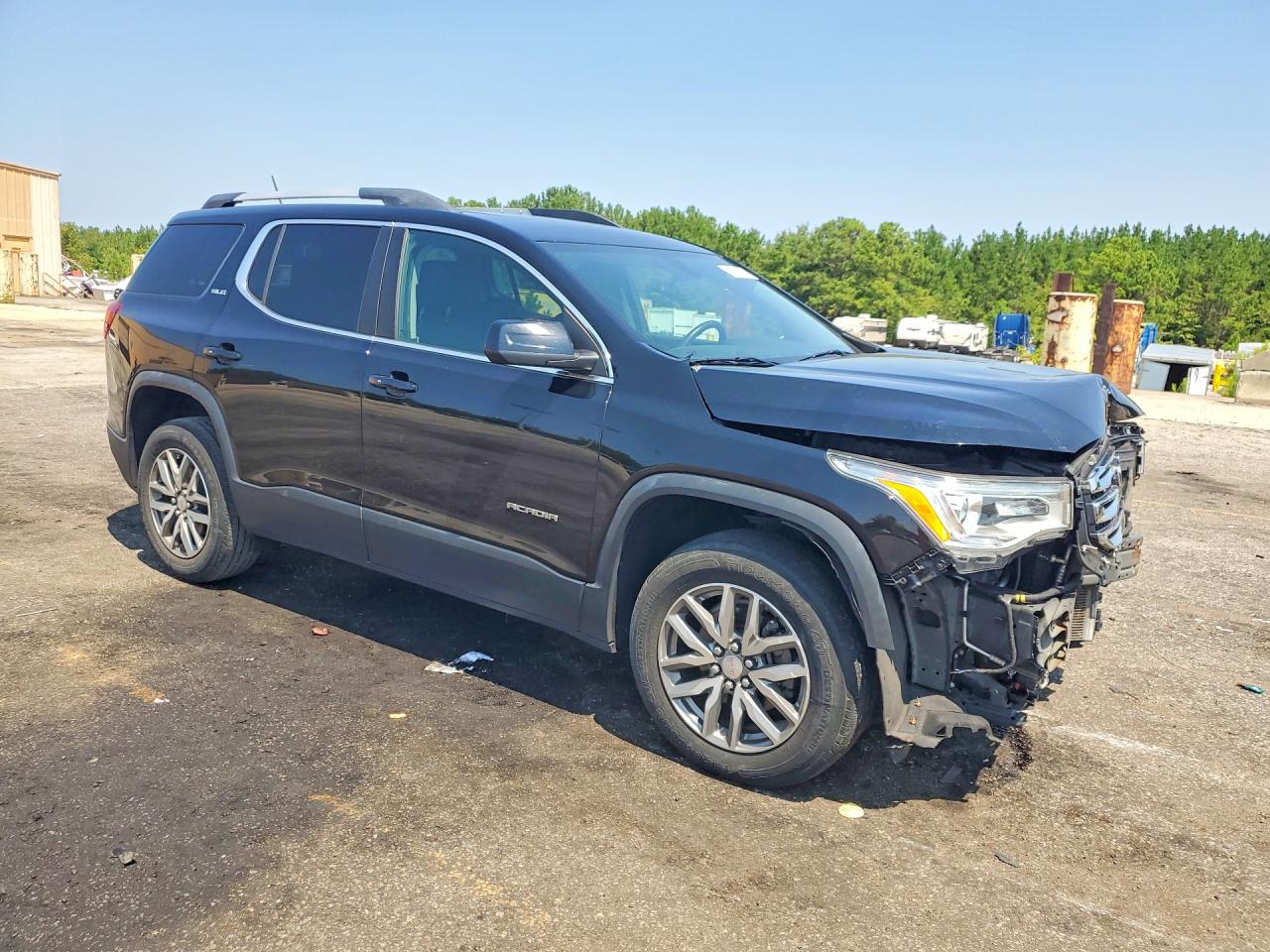 2017 Gmc Acadia Sle Black vin: 1GKKNLLS7HZ242563