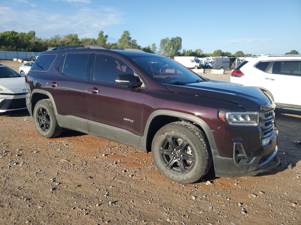 2021 Gmc Acadia At4 Burgundy vin: 1GKKNLLS8MZ177829