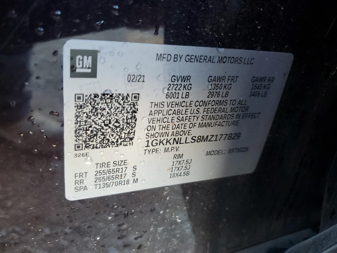 2021 Gmc Acadia At4 Burgundy vin: 1GKKNLLS8MZ177829