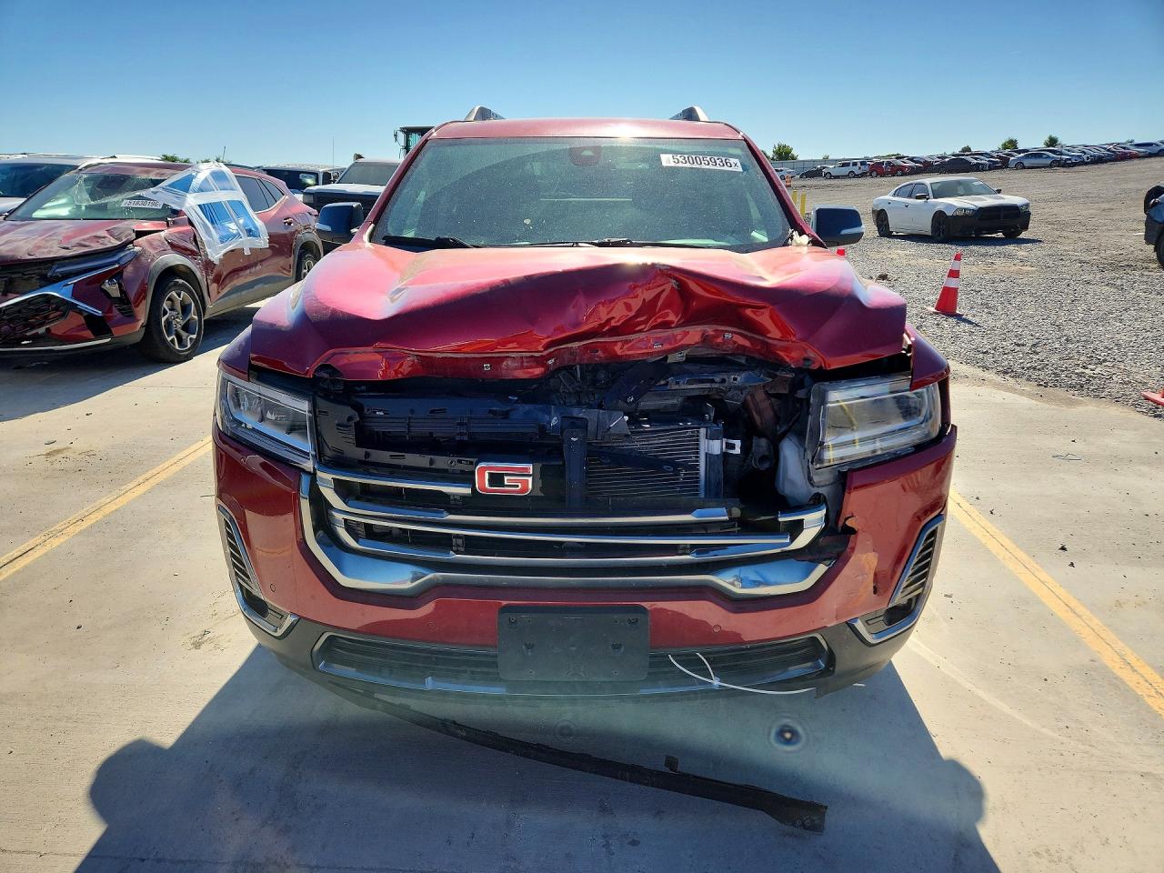 2021 Gmc Acadia At4 Red vin: 1GKKNLLSXMZ224567