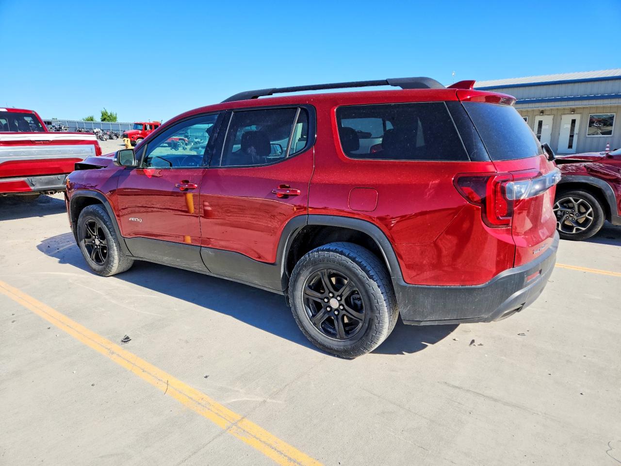 2021 Gmc Acadia At4 Red vin: 1GKKNLLSXMZ224567
