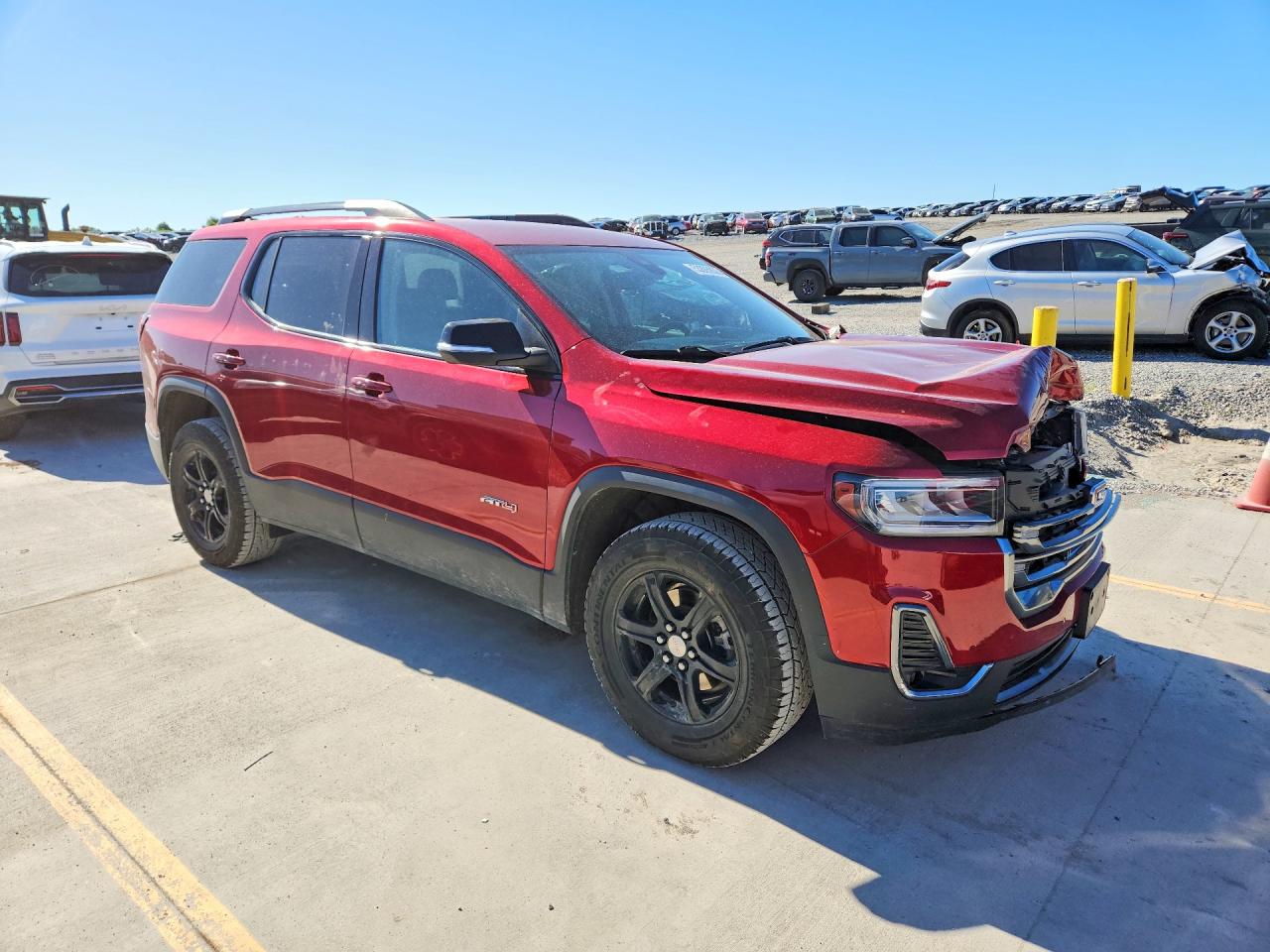 2021 Gmc Acadia At4 Red vin: 1GKKNLLSXMZ224567