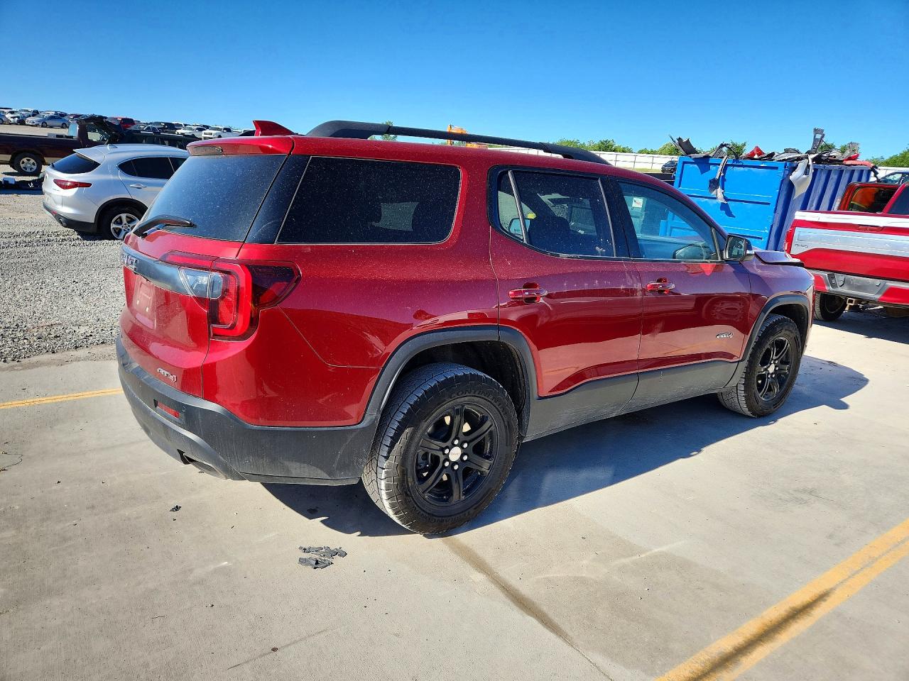 2021 Gmc Acadia At4 Red vin: 1GKKNLLSXMZ224567