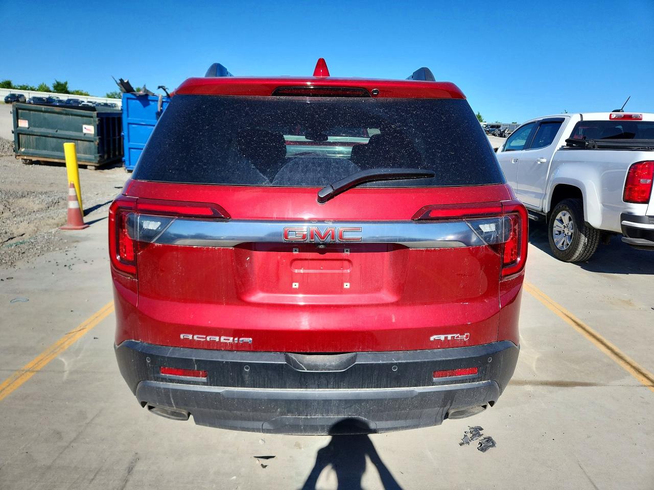 2021 Gmc Acadia At4 Red vin: 1GKKNLLSXMZ224567