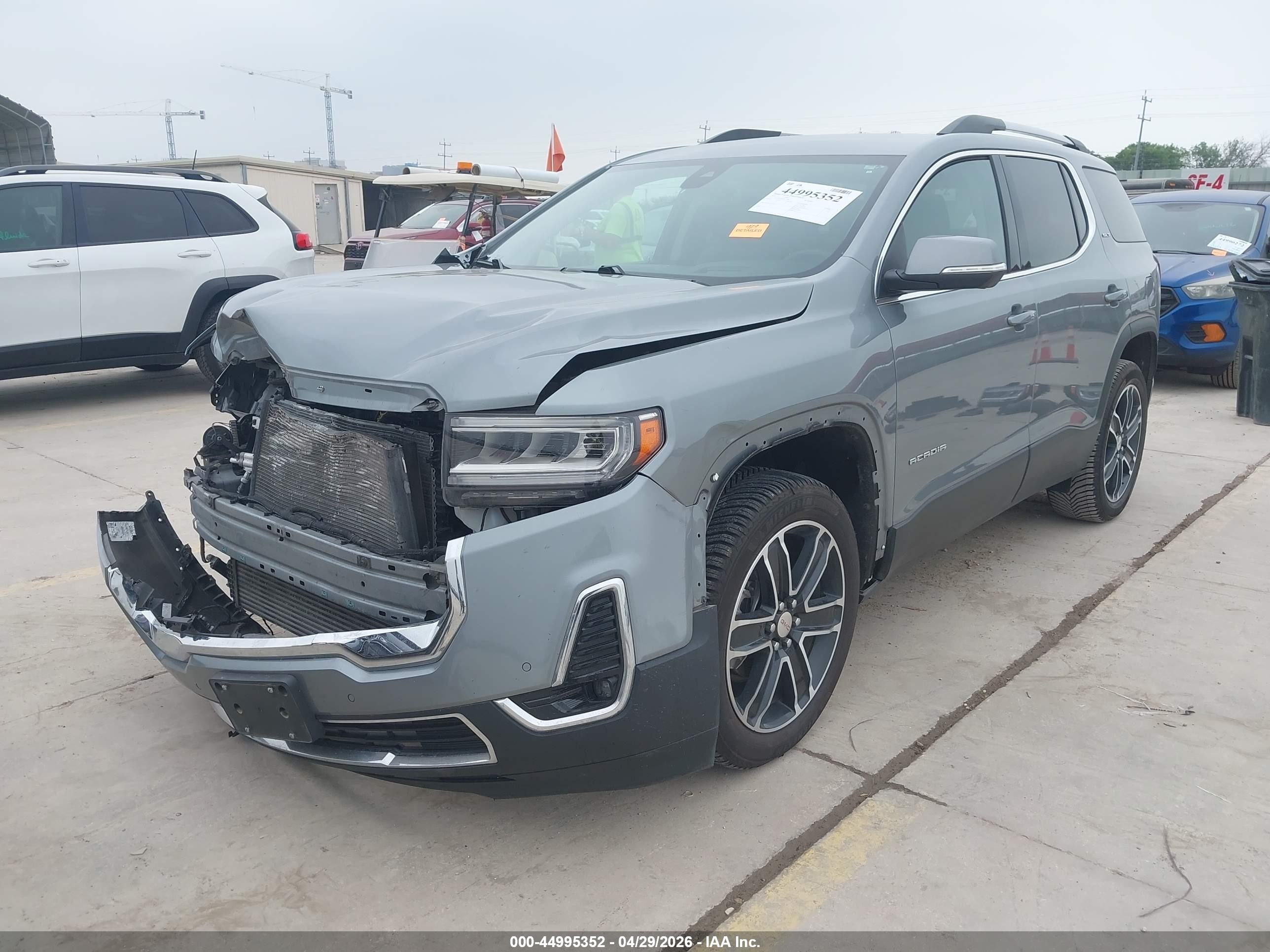 2023 Gmc Acadia Fwd Slt Gray vin: 1GKKNML40PZ137885