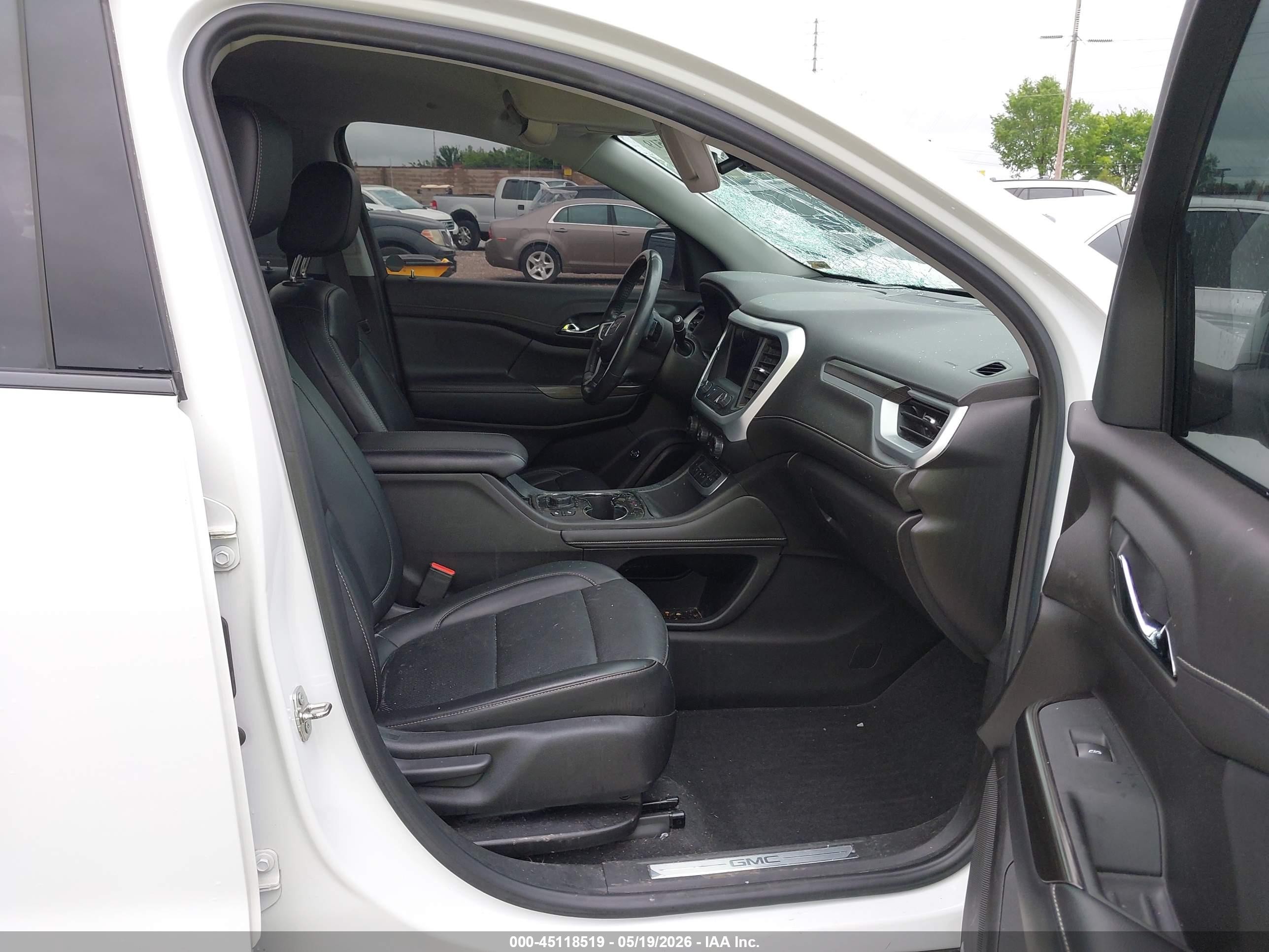 2021 Gmc Acadia Fwd Slt White vin: 1GKKNML41MZ210841