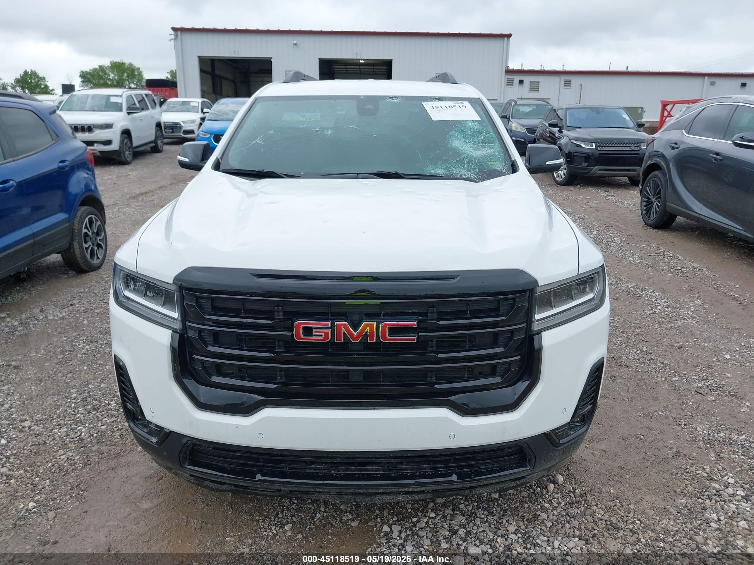 2021 Gmc Acadia Fwd Slt White vin: 1GKKNML41MZ210841